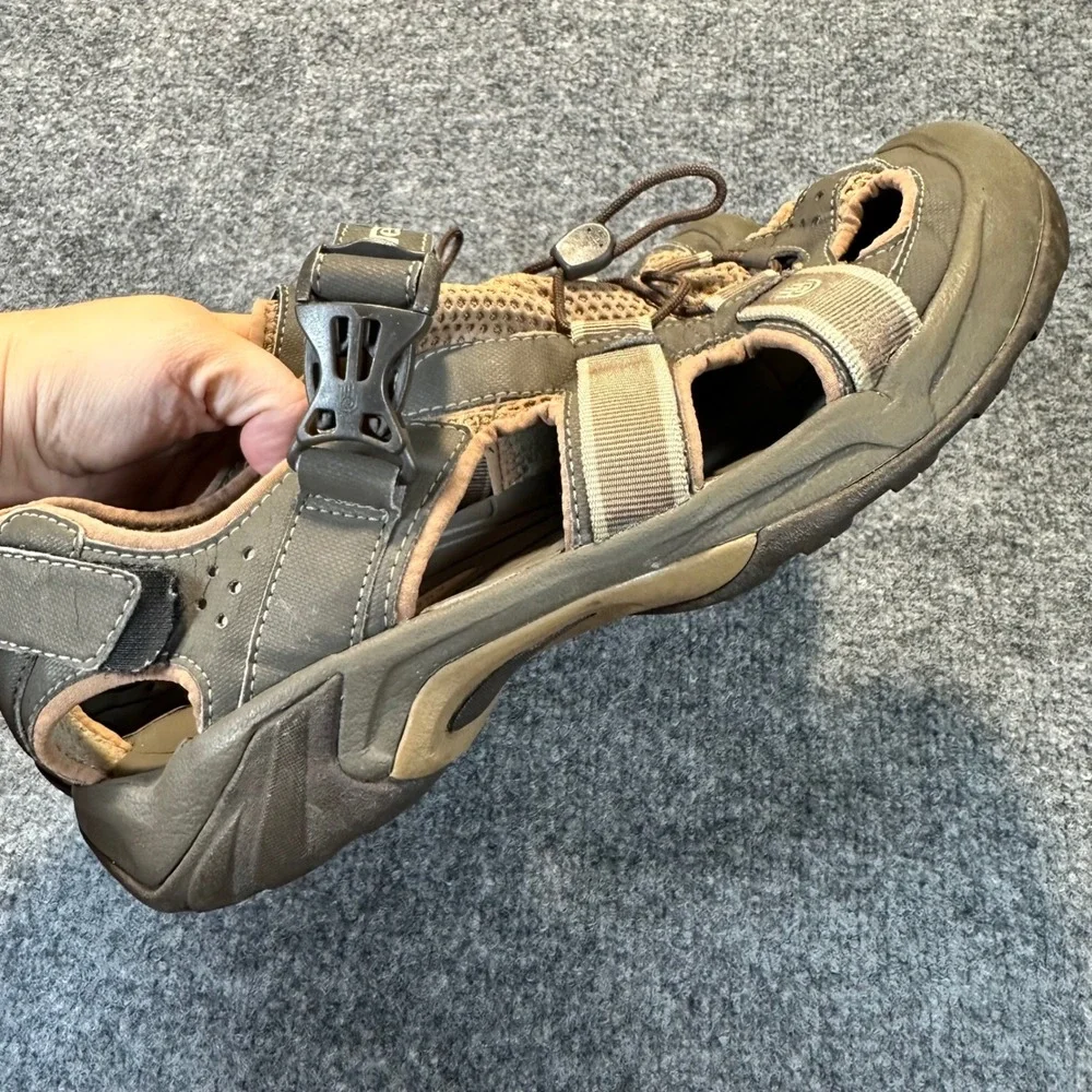 Teva Dozer Hiking Sandals Mens 10 Brown Grey Outdoor Gorpcore Water Shoes
